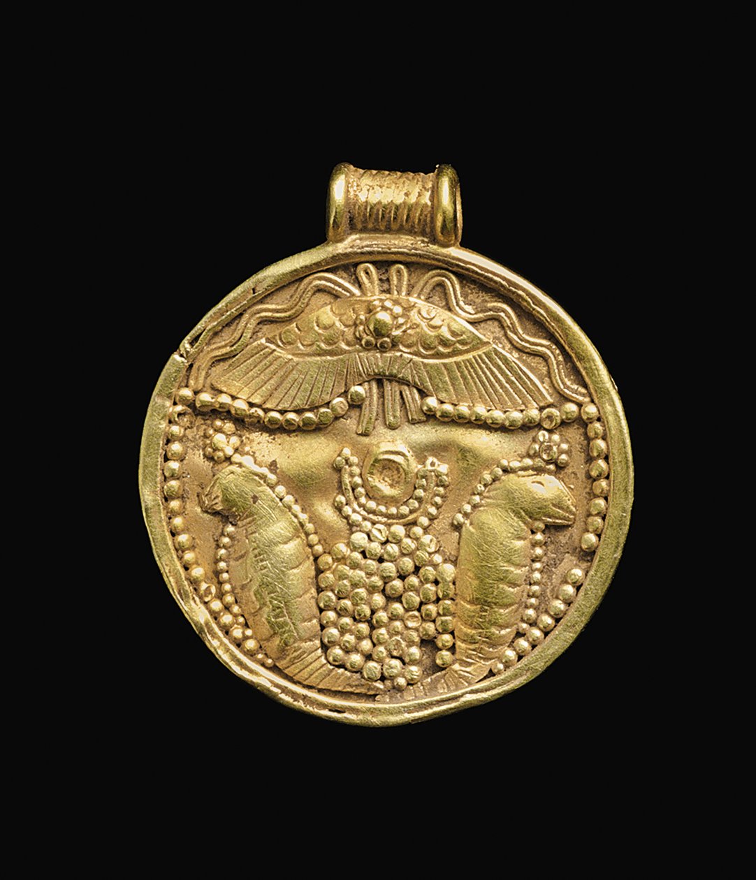 Karthágói medál, Kr.e. 7-6. század (arany) alkotó: Phoenician Phoenician