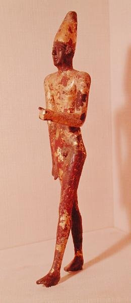 szobor (bronz és arany) alkotó: Phoenician School
