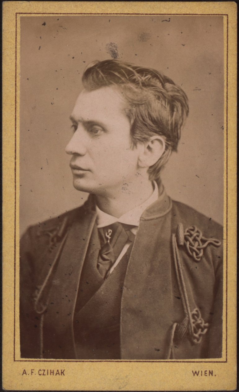 Leopold von Sacher-Masoch 1836-1895, c. 1880 alkotó: Photo studio Adolf F. Czihak.