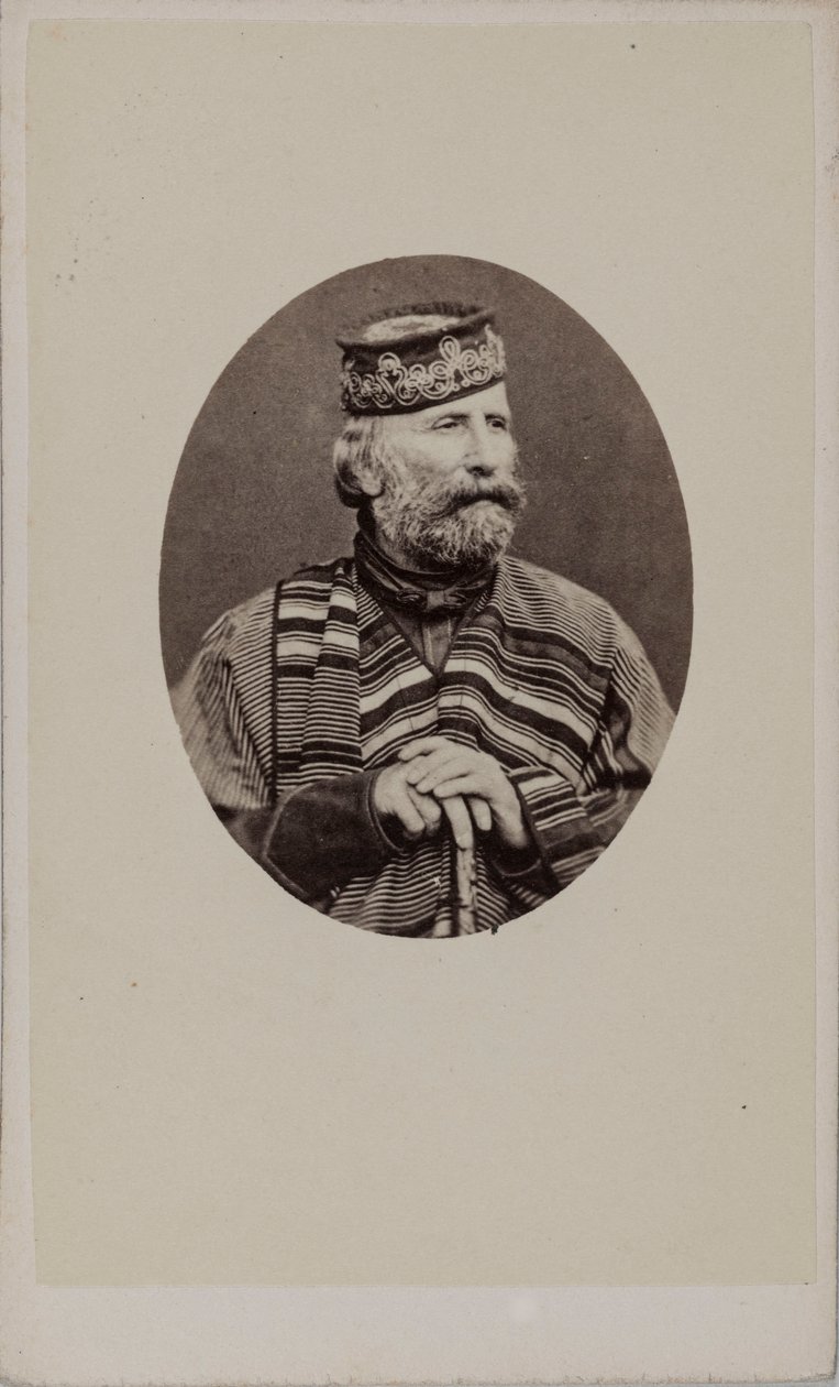 Giuseppe Garibaldi portréja 1807-1882, 1882. alkotó: Photo studio Alessandro Pavia.