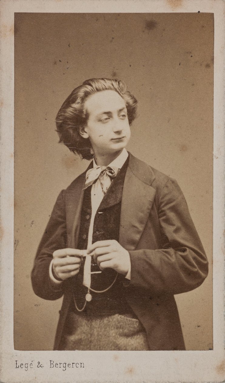 Henri Ketten hegedűművész és zeneszerző portréja 1848-1883. alkotó: Photo studio Legé and Bergeron.