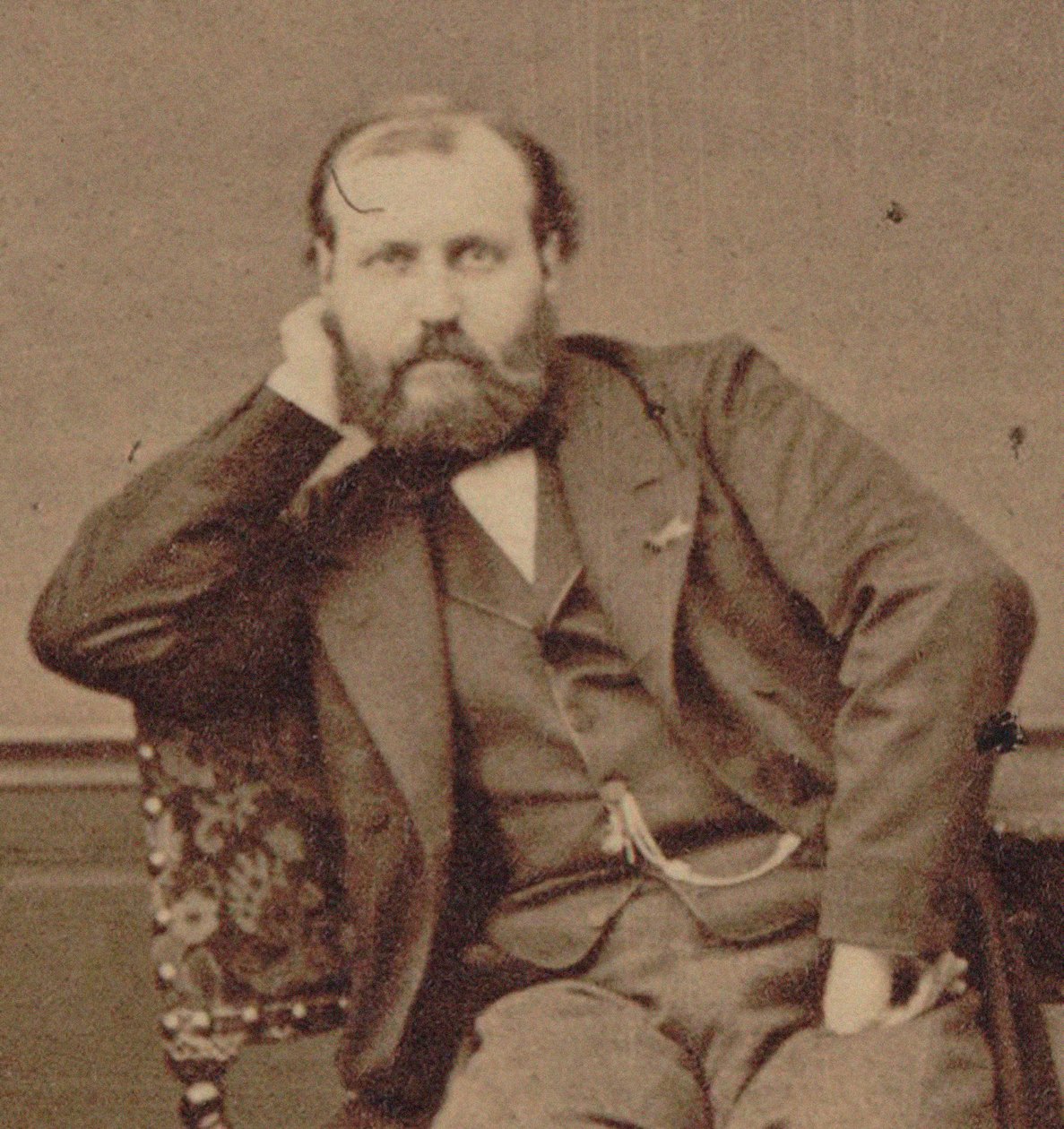 Charles Gounod 1818-1893, 1875 zeneszerző portréja. alkotó: Photo studio Mayer and Pierson.