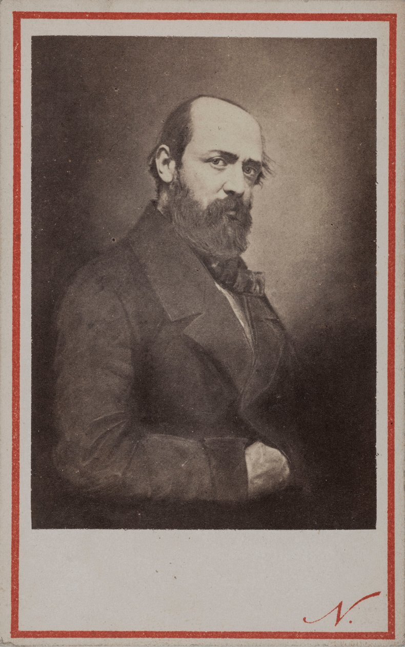 Henri Murger portréja 1822-1861, 1861. alkotó: Photo studio Nadar.