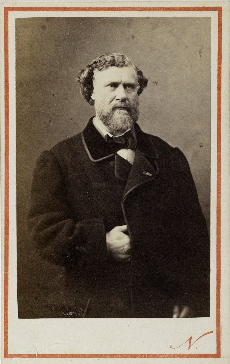 Jules Lacroix portréja 1809-1887, 1865 körül. alkotó: Photo studio Nadar.