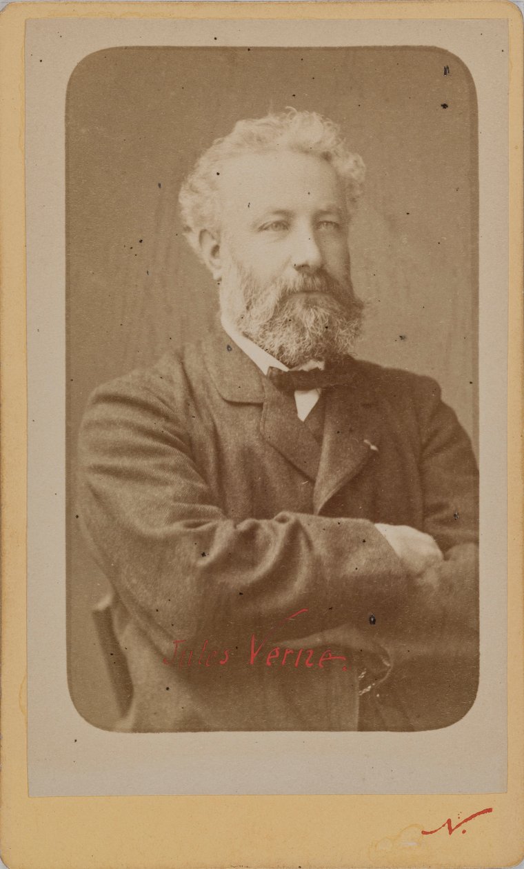 Jules Verne portréja 1828-1905, c. 1870. alkotó: Photo studio Nadar.