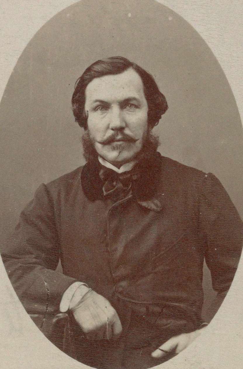 Alfred Quidant zongoraművész és zeneszerző portréja 1815-1893. alkotó: Photo studio Nadar.