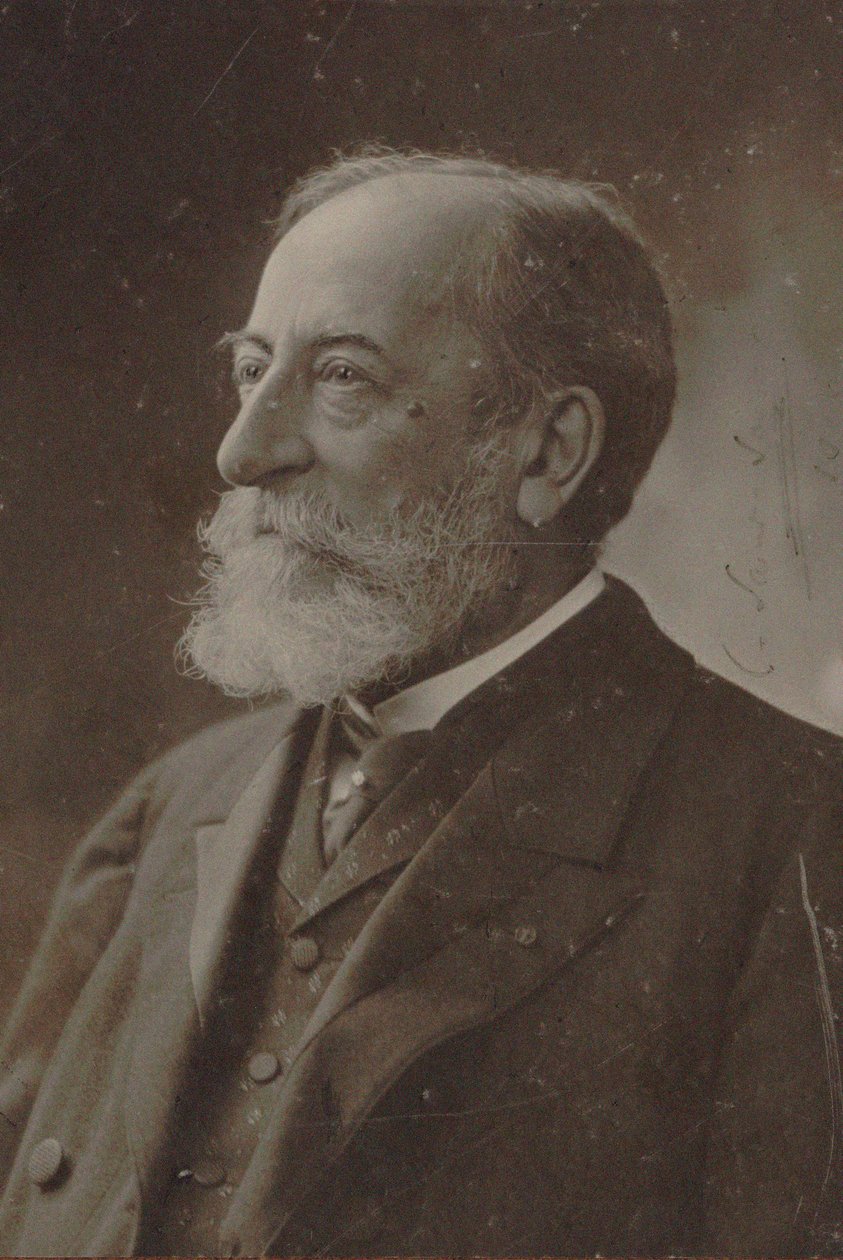 Camille Saint-Saëns zeneszerző portréja 1835-1921, 1910. alkotó: Photo studio Nadar.