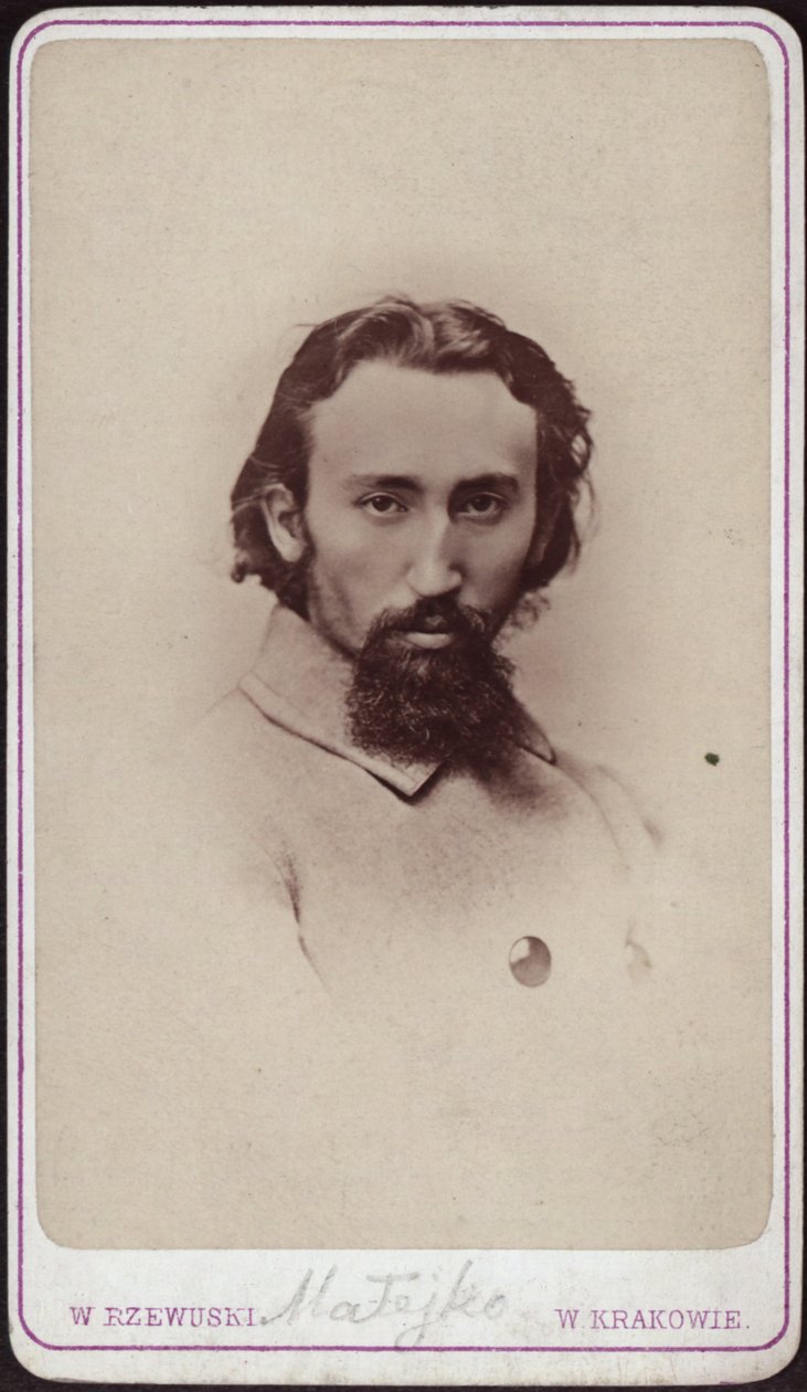 Jan Matejko portréja 1838-1893, 1880 körül. alkotó: Photo studio Waleri Rzewuski.