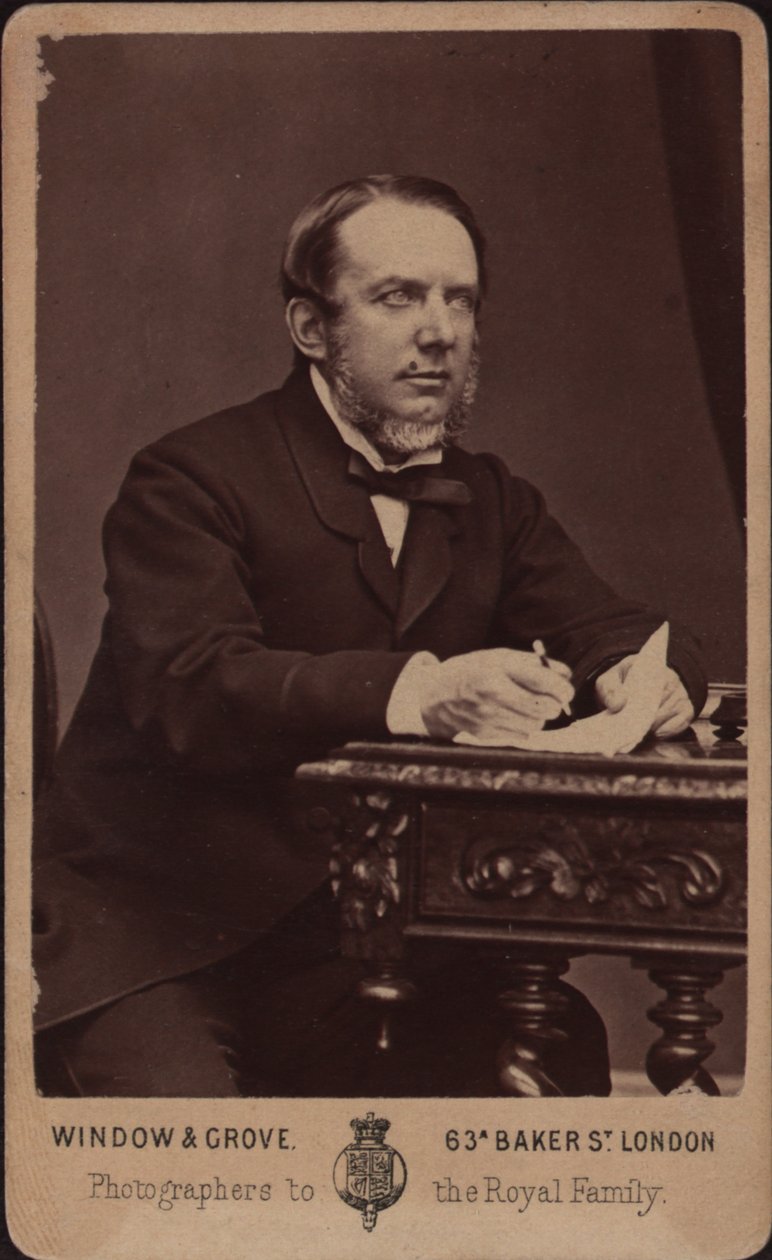 Michael William Balfe zeneszerző portréja 1808-1870. alkotó: Photo studio Window and Grove.