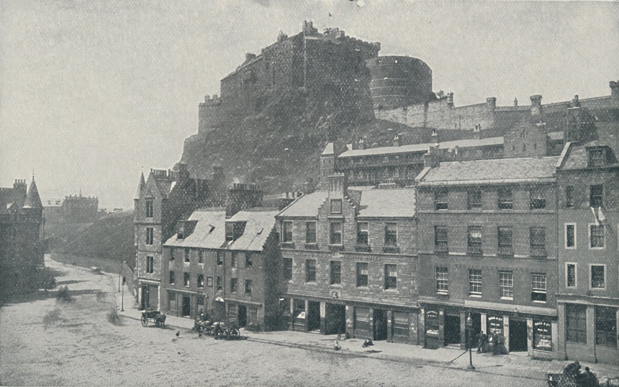 Edinburgh-i kastély, 1910 alkotó: Photochrom Co Ltd of London
