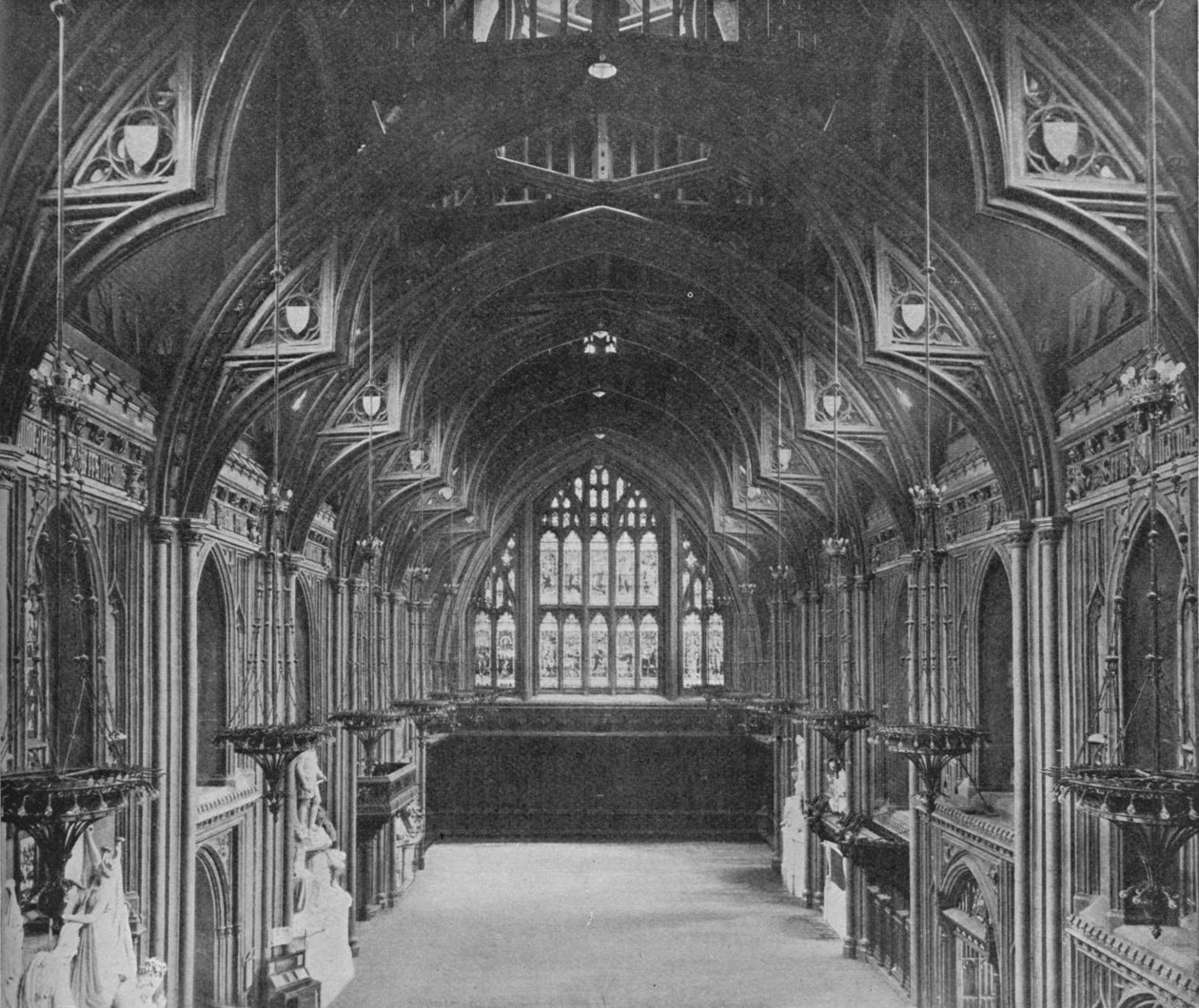 A Guildhall belseje, City of London, 1904, 1906 alkotó: Photochrom Co Ltd of London