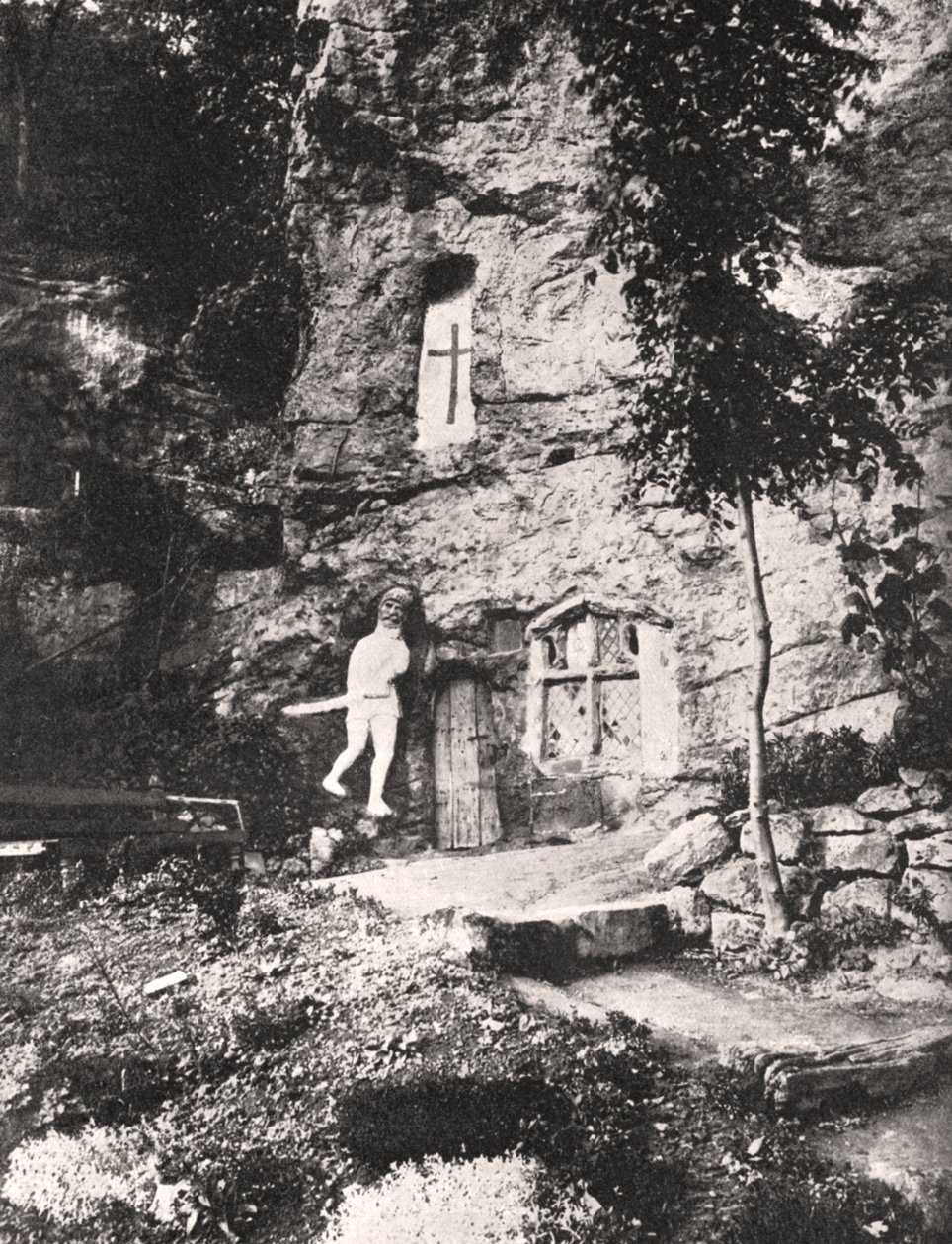 St. Roberts Chapel, Knaresborough, 1924-1926. alkotó: Photochrom Co Ltd of London