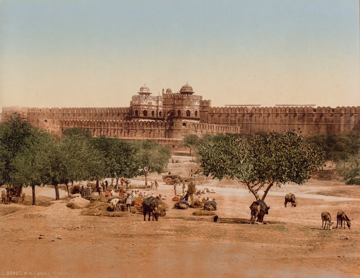Agra. Az erőd alkotó: Photoglob Co. (Zurich, active c. 1890 1910)