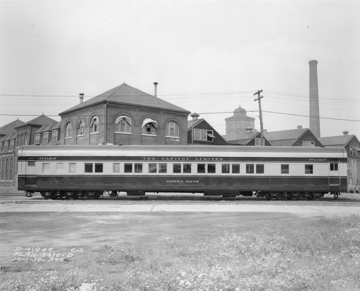 Autó, Midwest MS Pullman, bx.6, Fl.454, Green Bank alkotó: Photographer American