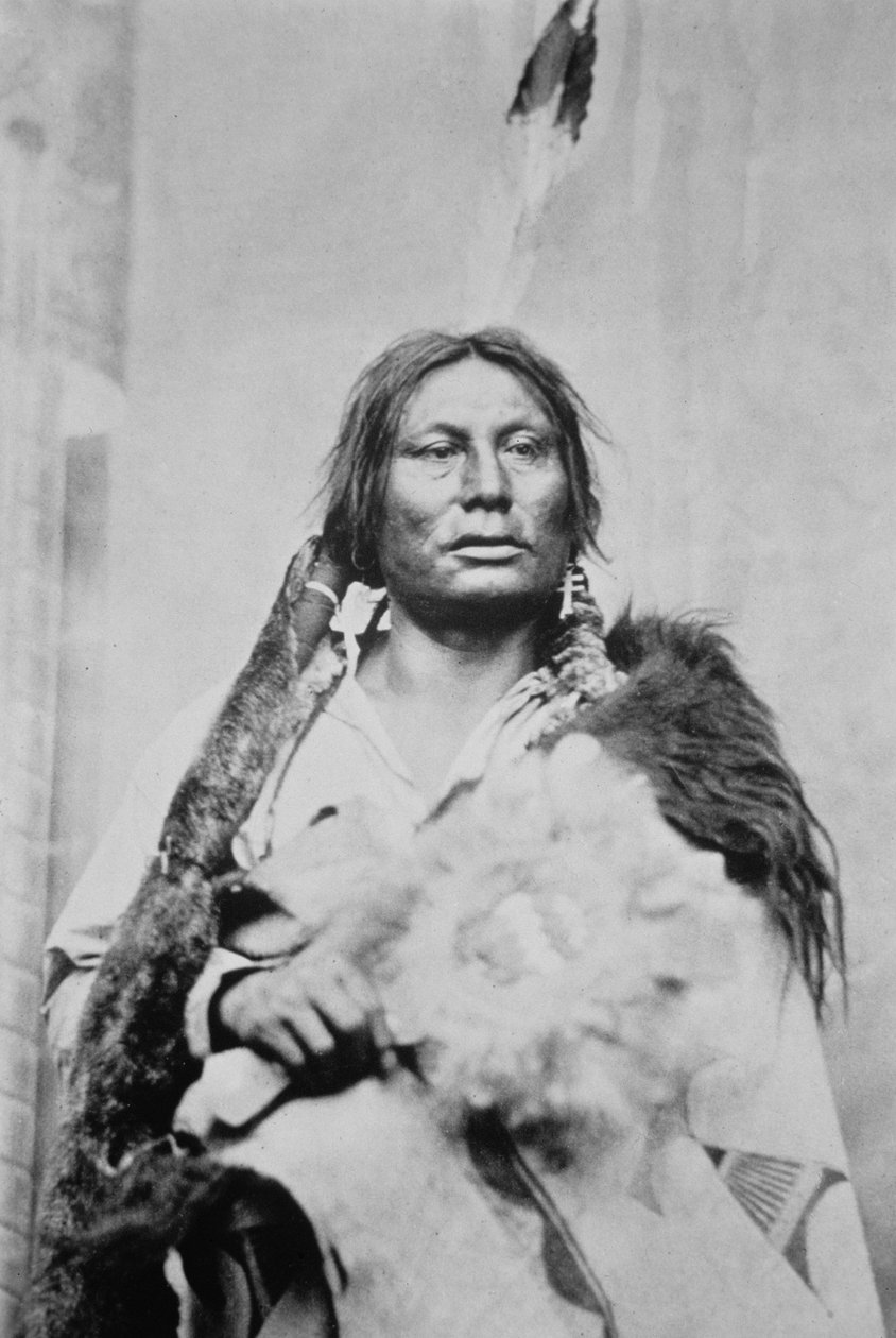 Gall főnök (kb. 1840-94) (f/w fotó) alkotó: Photographer American
