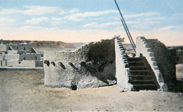 Estufa épület, Új-Mexikó, 1920 körül (fotó) alkotó: Photographer American