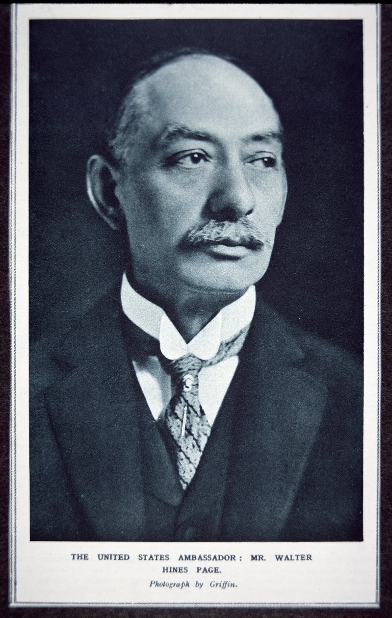 Walter Hines Page (1855-1918) (f/w fotó) alkotó: Photographer American