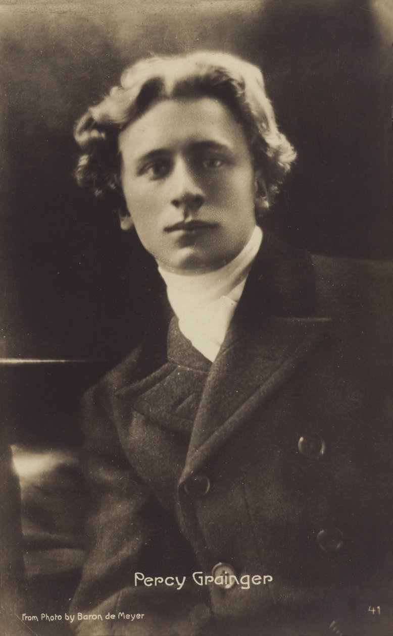 Percy Grainger, ausztrál származású zeneszerző, hangszerelő és zongorista (1882-1961) (fekete-fehér fotó) alkotó: Photographer Australian