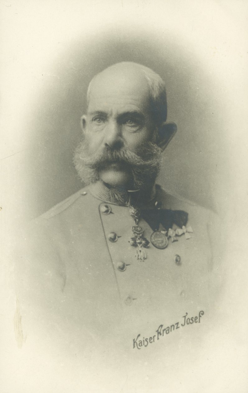 I. Ferenc József osztrák császár (fekete-fehér fotó) alkotó: Photographer Austrian
