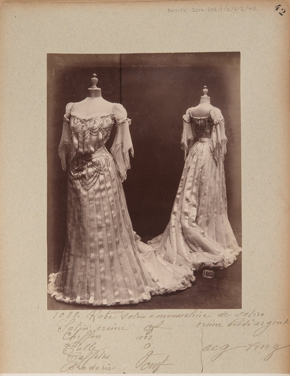 Albumoldal: House of Worth, Ball Gown alkotó: Photographer French
