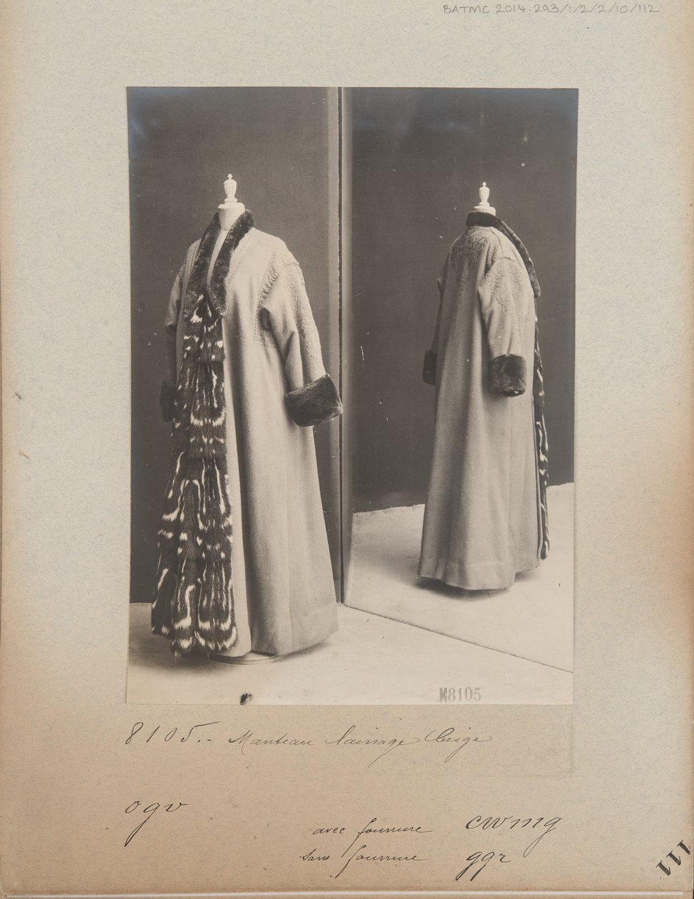 Albumoldal: House of Worth, Kabát alkotó: Photographer French