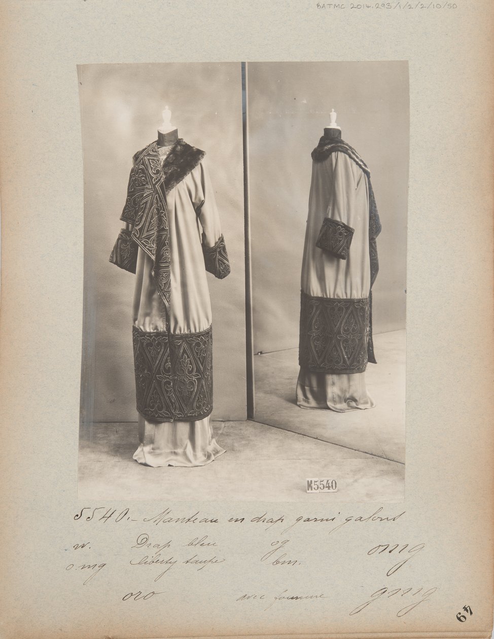 Albumoldal: House of Worth, Kabát alkotó: Photographer French