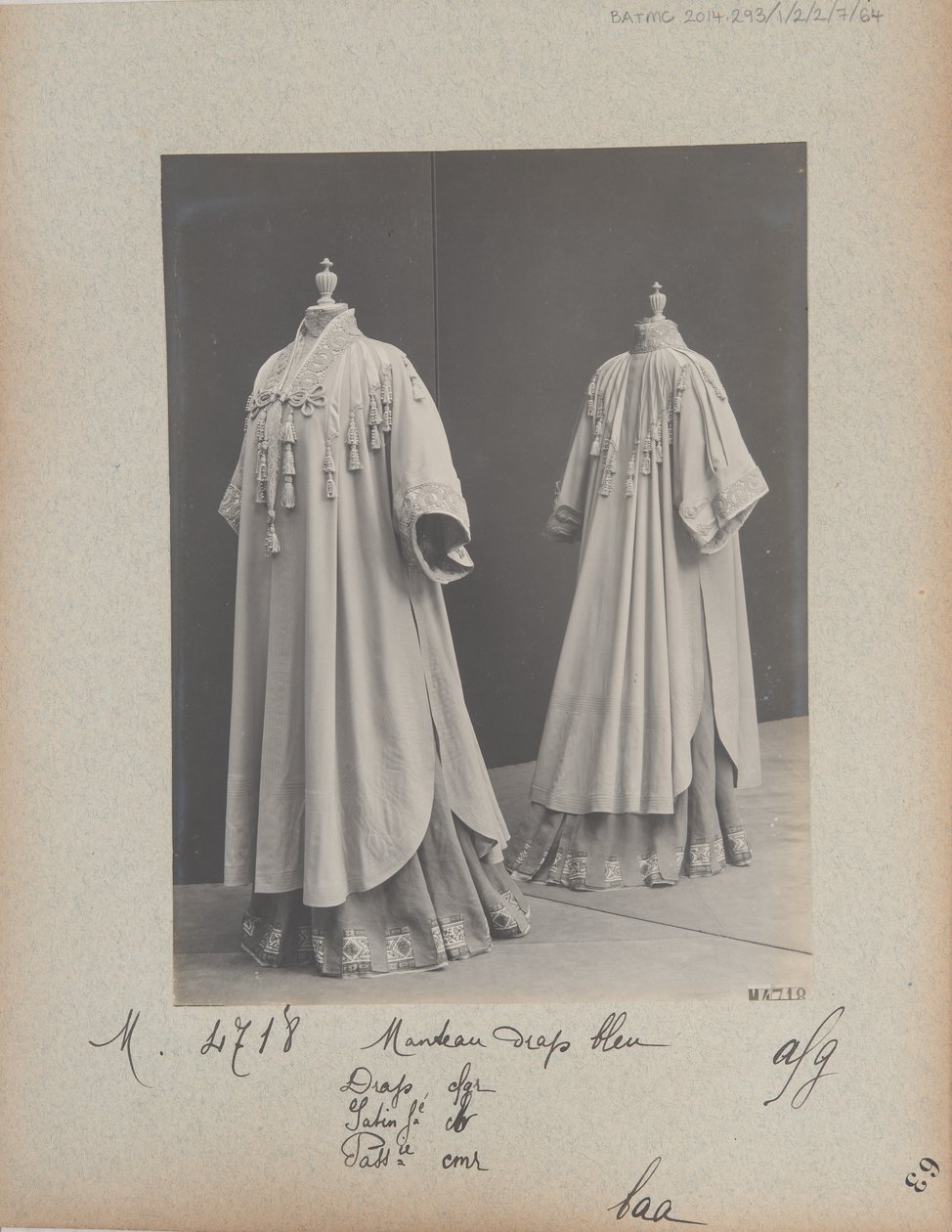 Albumoldal: House of Worth, Kabát alkotó: Photographer French