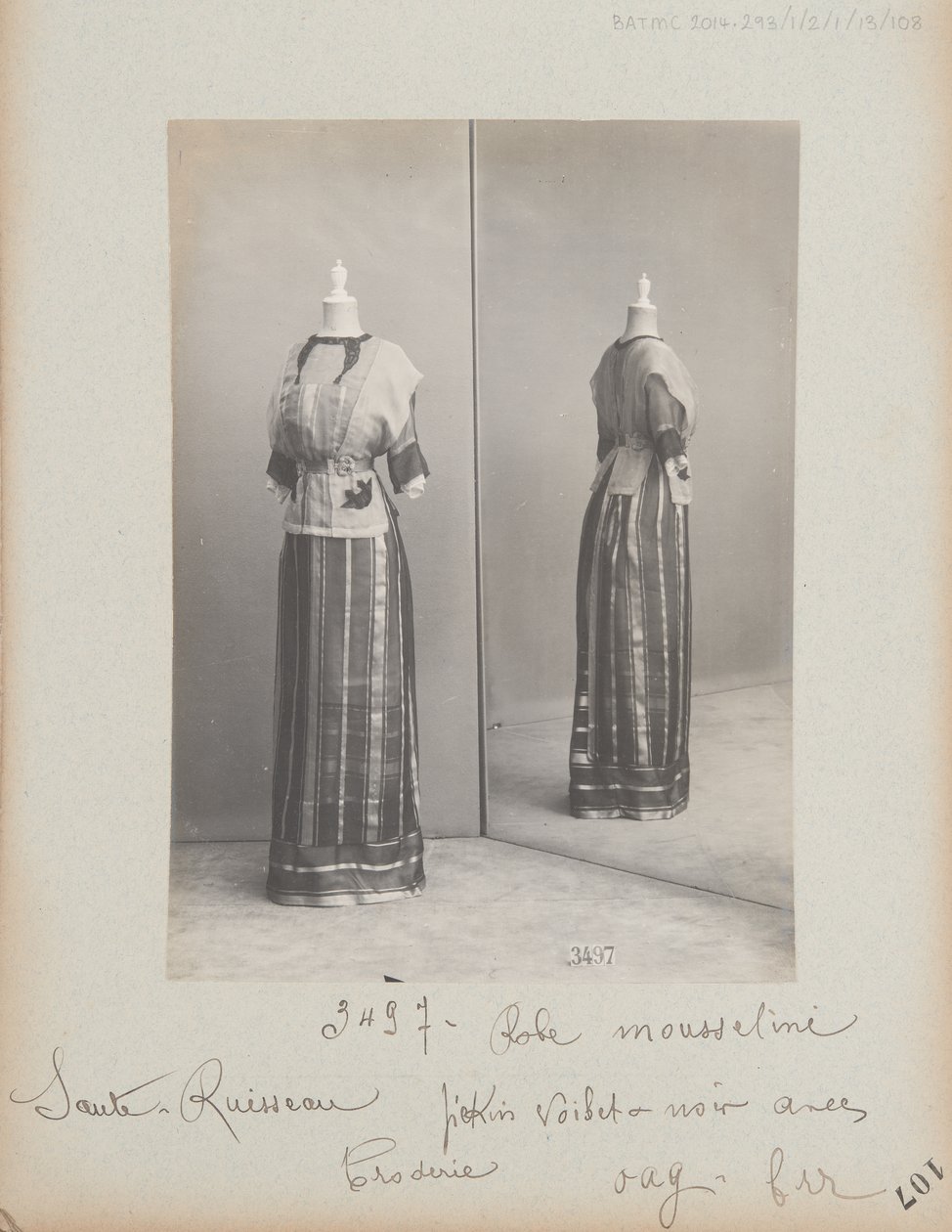 Album oldal: House of Worth, Dress alkotó: Photographer French