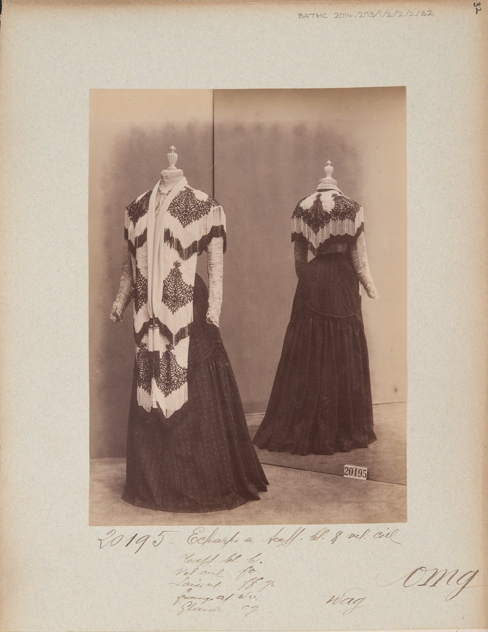 Albumoldal: House of Worth, Shoulder Cape alkotó: Photographer French