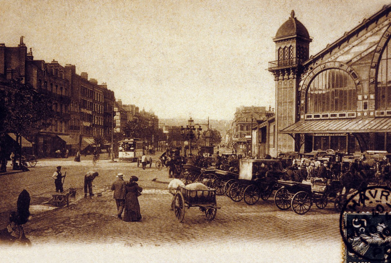 Le Havre, Normandia, kb. 1900 (f/w fotó) alkotó: Photographer French