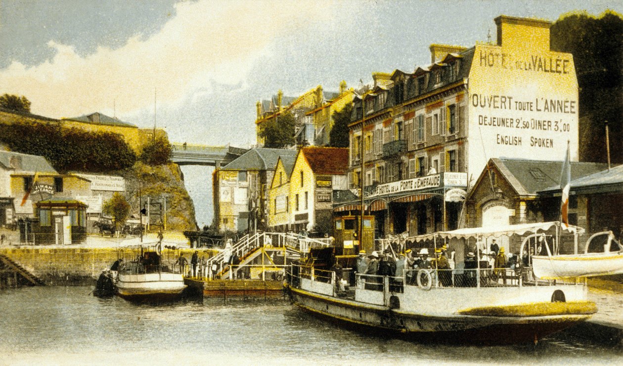 Dinard képeslapja, Bretagne, 1900 körül (fotó) alkotó: Photographer French