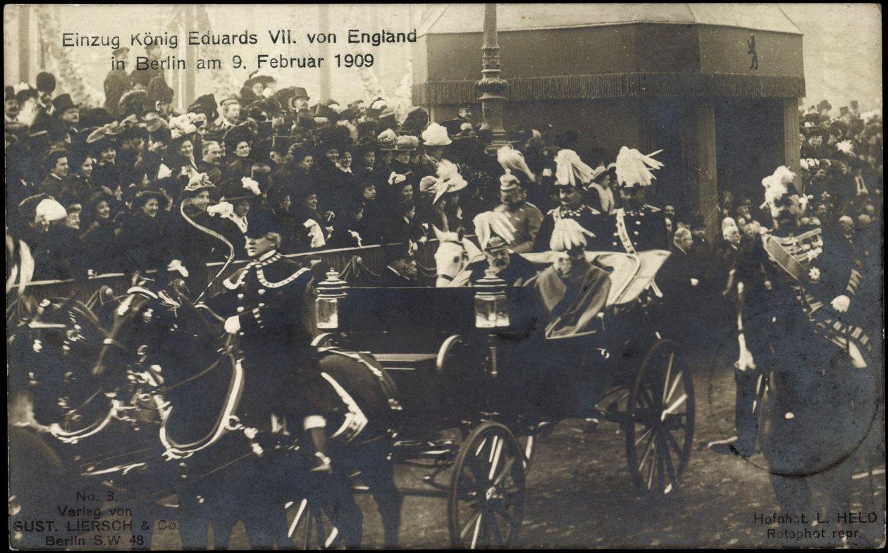 VII. Eduárd király - Anglia Berlinben, 1909. február 9. alkotó: Photographer German