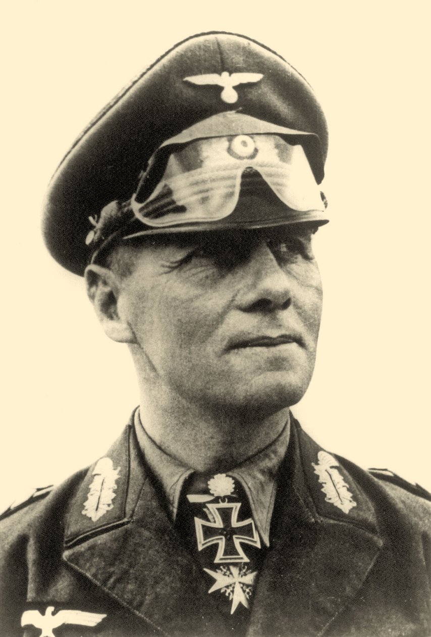 Erwin Rommel tábornok portréja 1942 körül (f/w fotó) alkotó: Photographer German