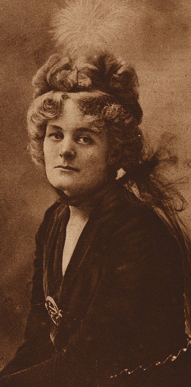 Maud Gonne MacBride, angol-ír republikánus (fekete-fehér fénykép) alkotó: Photographer Irish