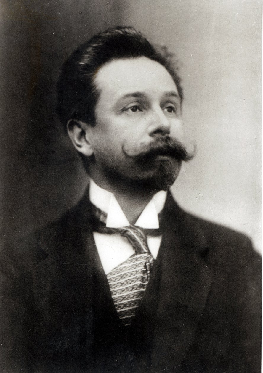 Alexander Szkrjabin portréja (fekete-fehér fotó) alkotó: Photographer Russian