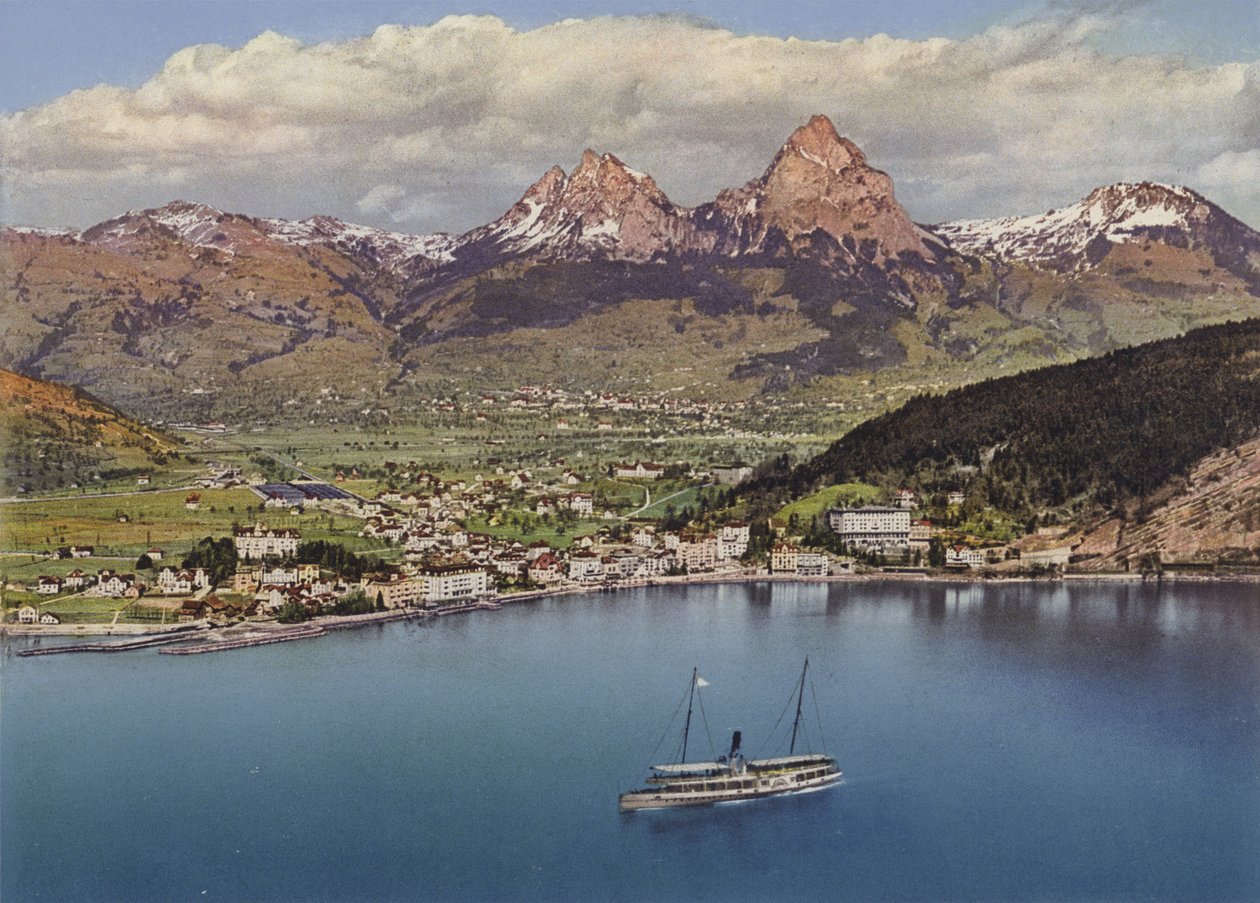 A szökőkút és a mítoszok (színes fotó) alkotó: Photographer Swiss