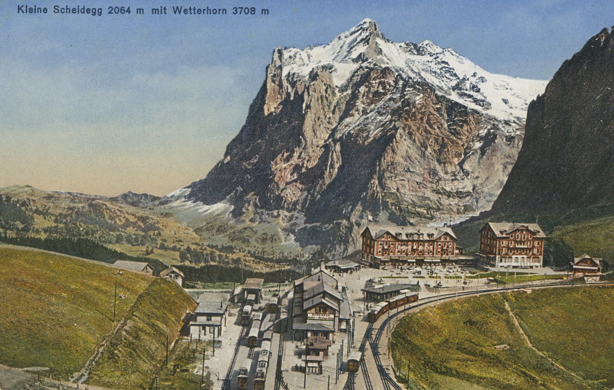 Kleine Scheidegg, Svájc (színes fotó) alkotó: Photographer Swiss