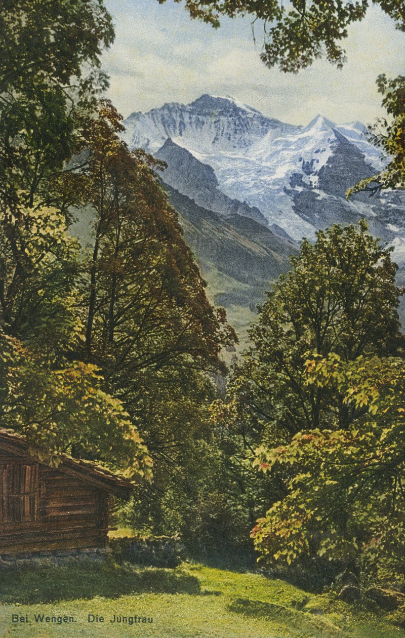 Wengen, Svájc (színes fotó) alkotó: Photographer Swiss