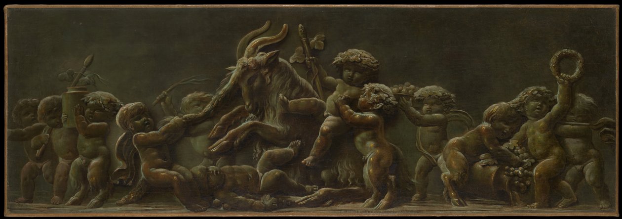 Infant Bacchanal, 1780-as évek. alkotó: Piat Joseph Sauvage