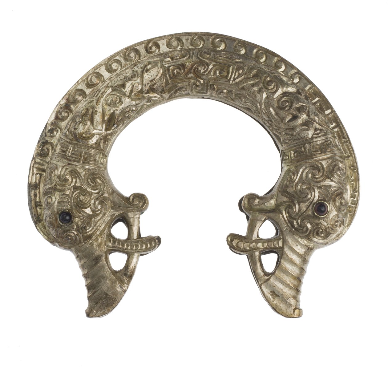 A Szent Ninian-szigeti hüvelyes kapszula (ezüst és üveg) alkotó: Pictish