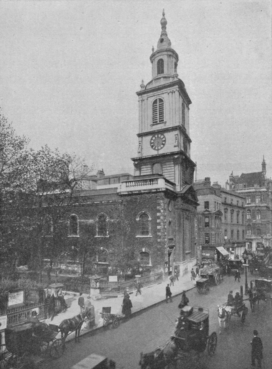 Szent Botolph-templom Bishopsgate nélkül, London City, 1890 1911 alkotó: Pictorial Agency