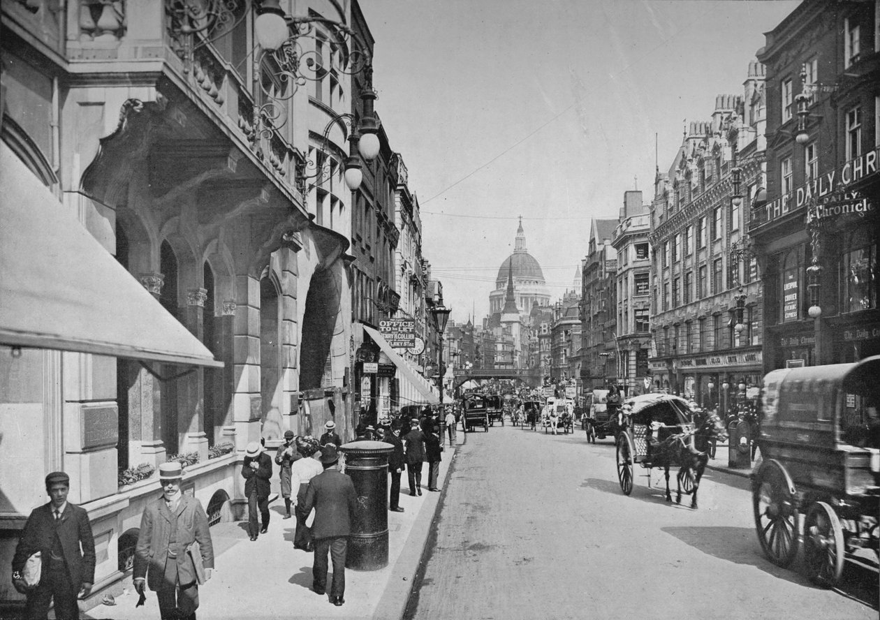 Fleet Street, City of London, 1900 1911 alkotó: Pictorial Agency