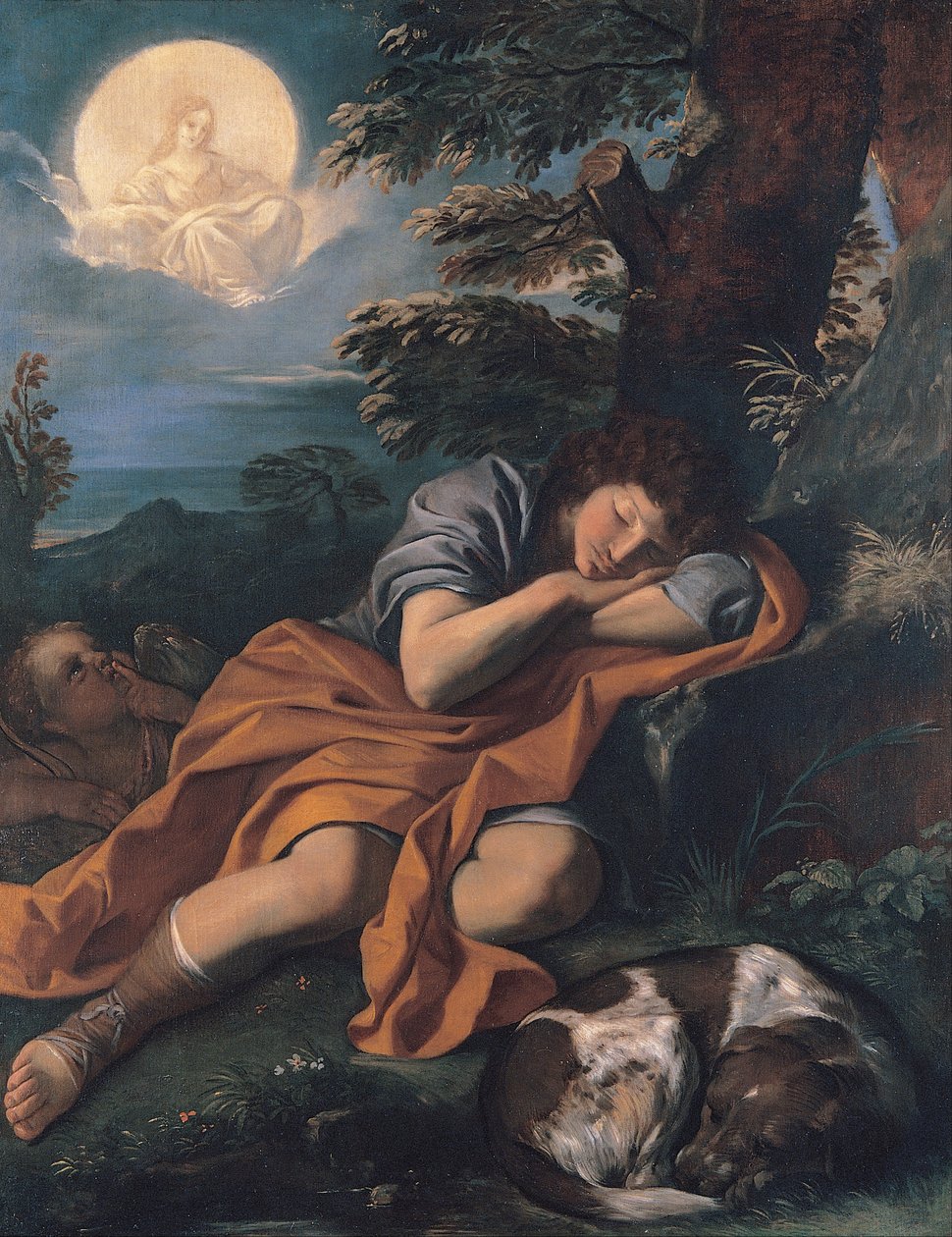 Diane és Endymion alkotó: Pier Francesco Mola