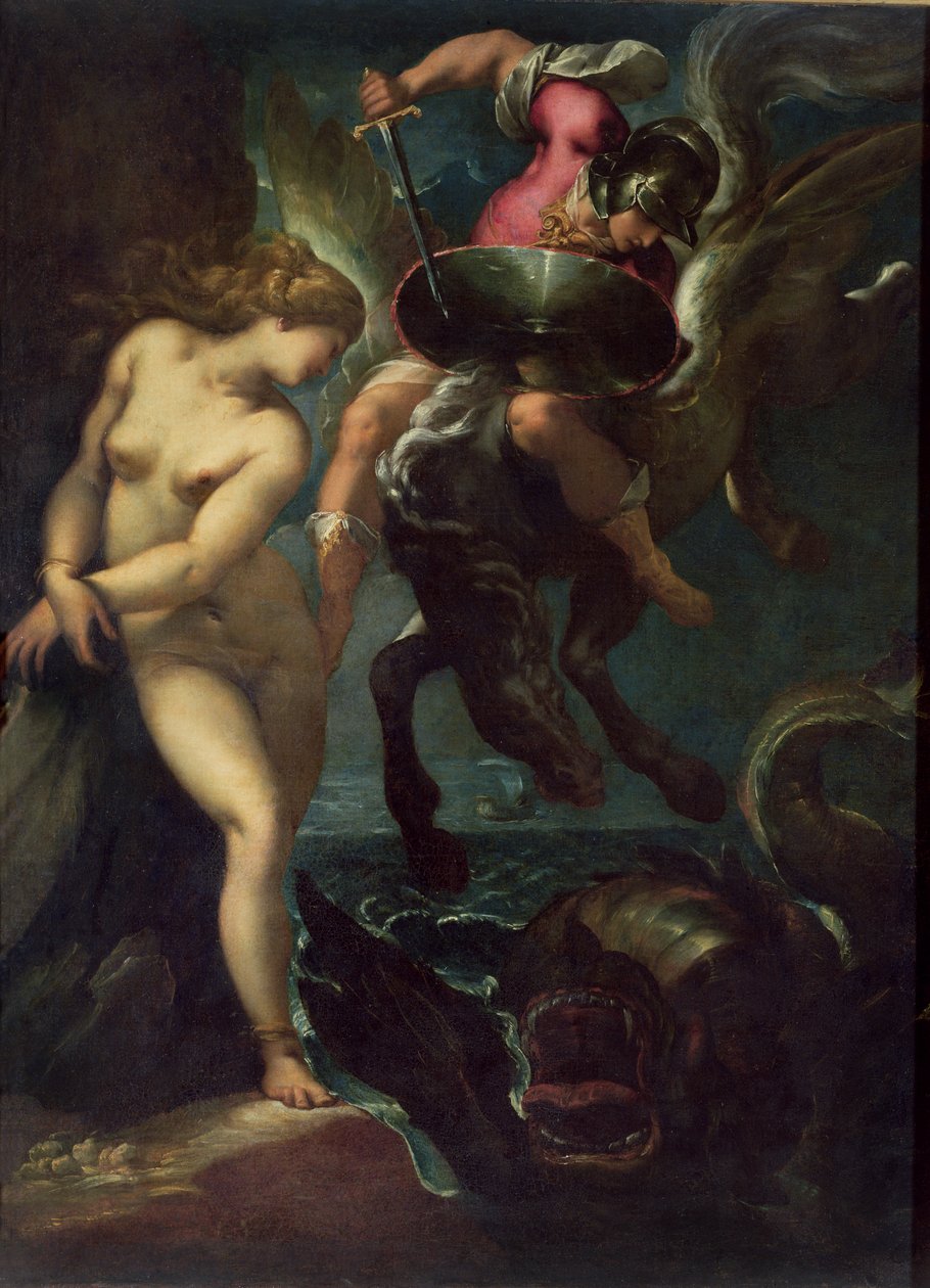 Perseus és Androméda, 1610 körül alkotó: Pier Francesco Morazzone