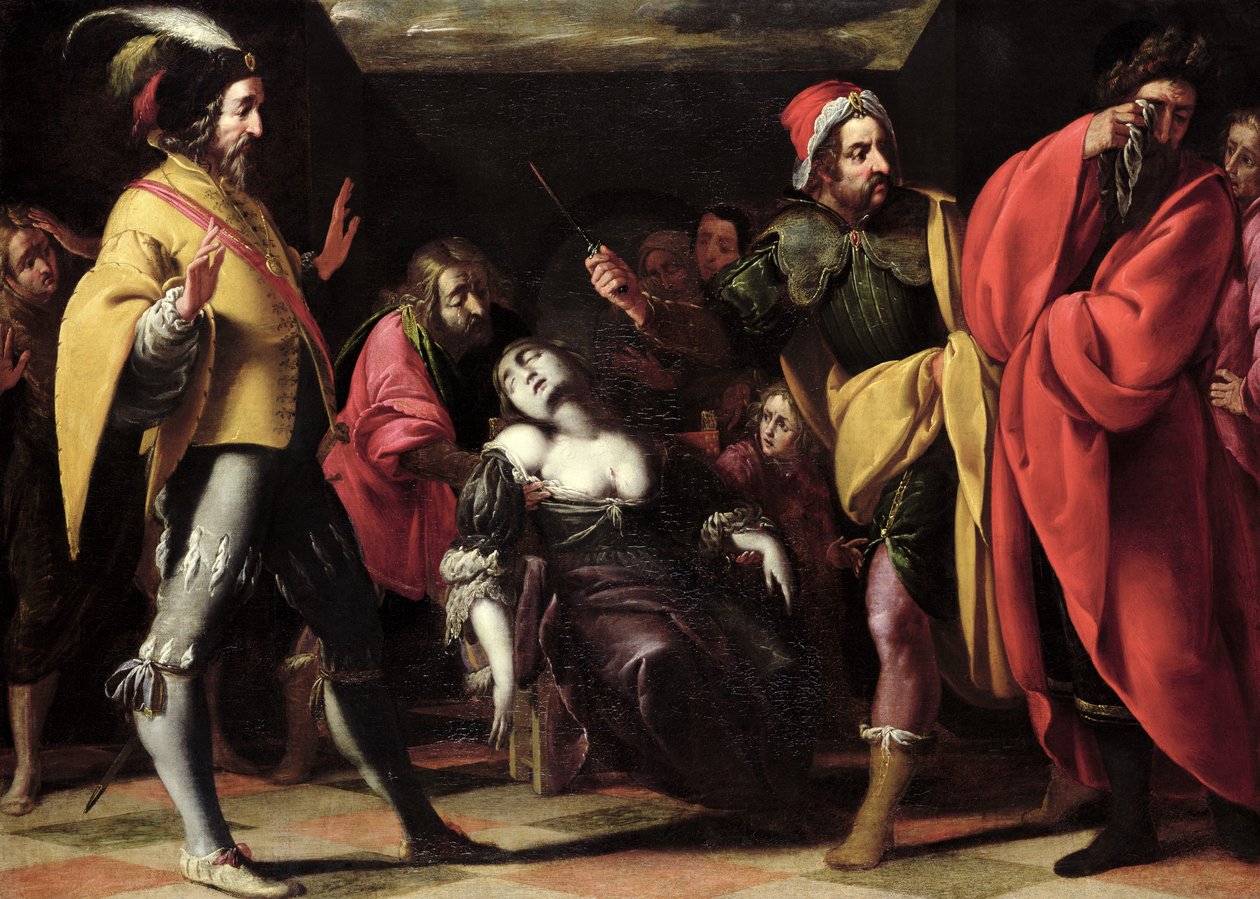 Brutus esküje Lucretia testére alkotó: Pier Francesco Morazzone