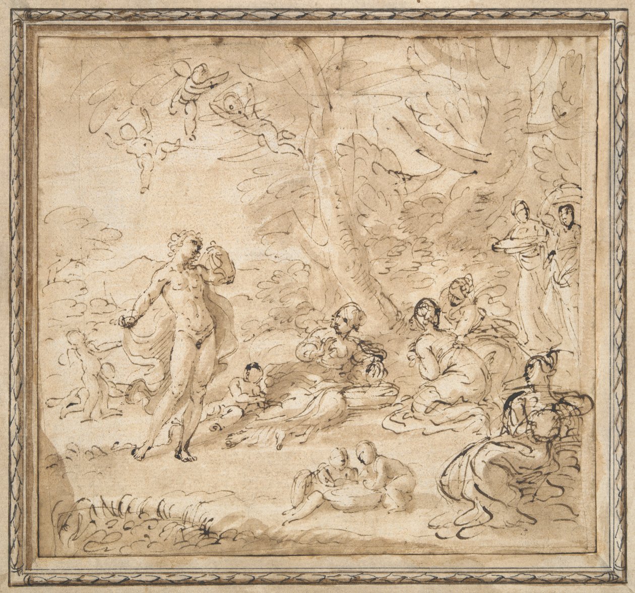 Apollo és Daphne alkotó: Pier Francesco Mola
