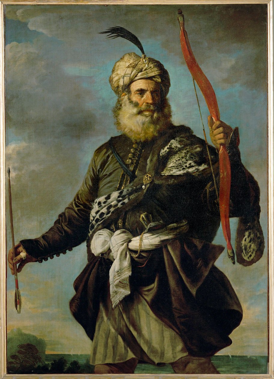 Keleti harcos íjjal a kezében ... alkotó: Pier Francesco Mola