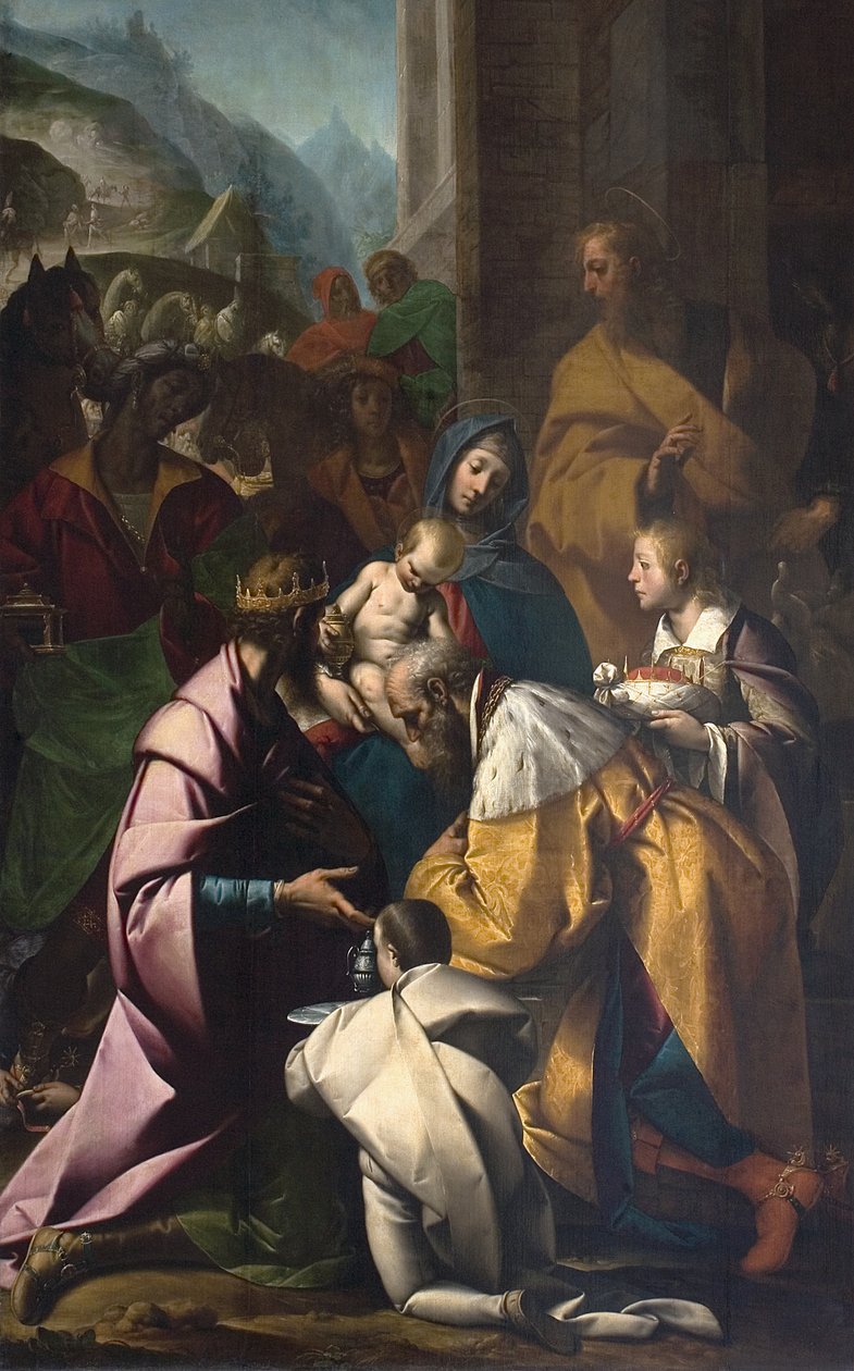 A mágusok imádása alkotó: Pier Francesco Morazzone