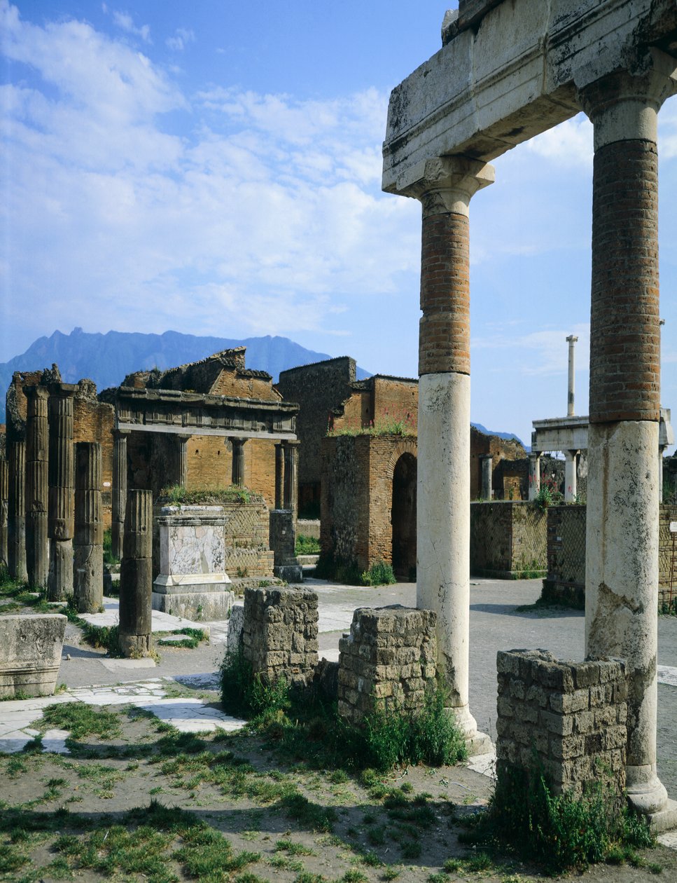 Olaszország, Campania, Pompei, Fórum alkotó: Blaise Nicolas Le Sueur