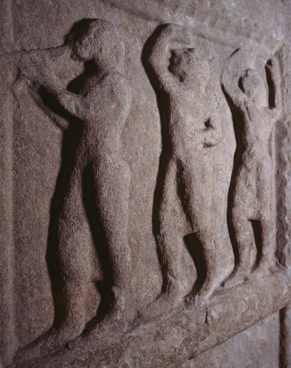 Zenészek, részlet a Pontassieve-i síremlék sztéléről, Toszkána, Olaszország, etruszk civilizáció, Kr. e. 5. század. alkotó: Blaise Nicolas Le Sueur